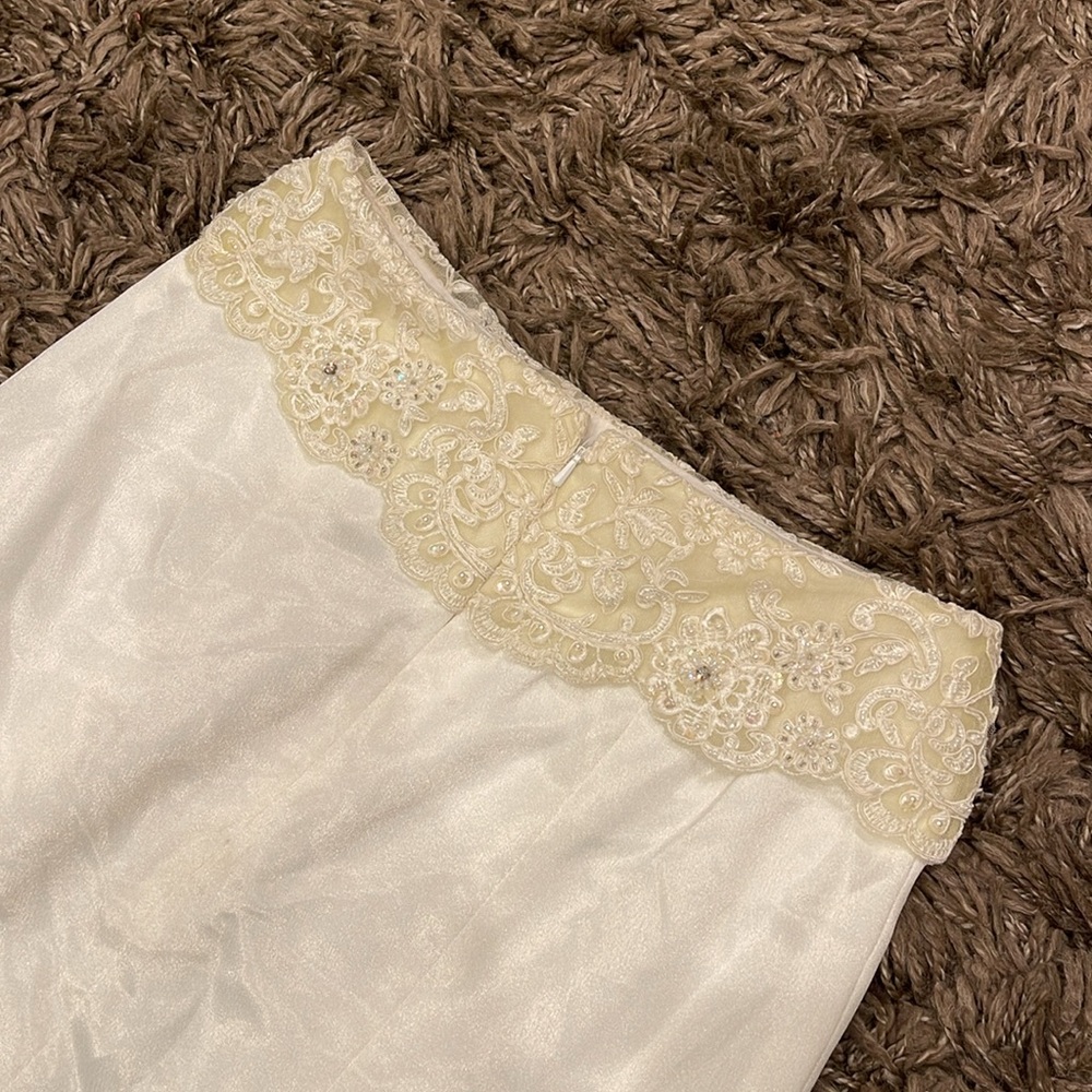 Landa Set  Size 4  Silk Long Evening Wedding Gown Vintage - Picture 11 of 17